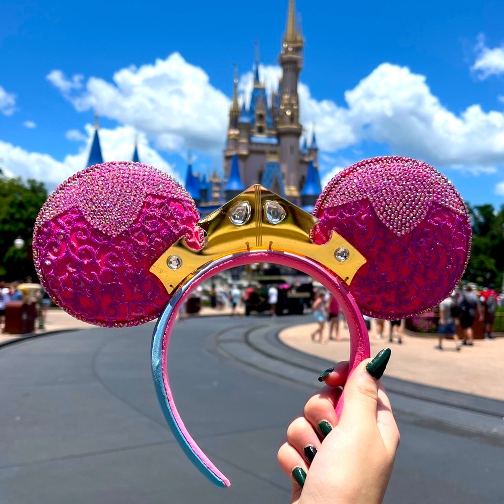 Custom Rhinestone Sleeping Beauty Disney Ears